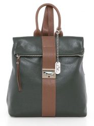 Anna Morellini Skórzany plecak "Azaela" w kolorze oliwkowo-brązowym - 30 x 31 x 11 cm rozmiar: onesize. Brązowe plecaki Anna Morellini, bez wzorów, z materiału. Za 304.99 zł.