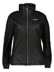 Regatta Kurtka przeciwdeszczowa "Corinne IV" w kolorze czarnym rozmiar: 48. Czarne kurtki sportowe damskie Regatta, m, bez wzorów, bez kaptura. Za 131.74 zł.