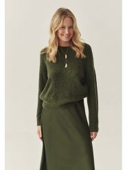 TATUUM Sweter w kolorze khaki rozmiar: S. Brązowe swetry klasyczne damskie TATUUM, s, z wełny, bez kołnierzyka. Za 159.95 zł.