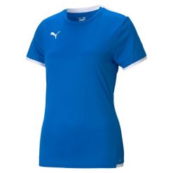 Damska koszulka Puma Team Liga. Niebieskie koszulki damskie Puma, xl, bez wzorów, bez kołnierzyka, bez ramiączek. Za 141.00 zł.
