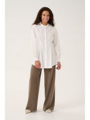 CULTURE Bluzka "Jink" w kolorze białym rozmiar: XL. Białe bluzki damskie Culture, xl, bez wzorów, bez kołnierzyka, bez ramiączek. Za 152.62 zł.