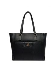 Beverly Hills Polo Club Torebka CEO-BHPC-C-021-09 Czarny. Czarne shopper bag Beverly Hills Polo Club, bez wzorów, z materiału, bez dodatków. Za 239.99 zł.