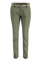 Geographical Norway Spodnie chino "Petunia" w kolorze khaki rozmiar: XL. Brązowe spodnie materiałowe damskie Geographical Norway, bez wzorów, z tkaniny. Za 87.81 zł.