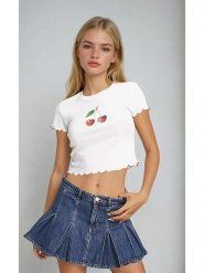 Monki Spódnica dżinsowa w kolorze niebieskim rozmiar: 44. Niebieskie spódnice damskie Monki, bez wzorów, z bawełny, mini. Za 43.99 zł.