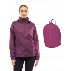 Kurtka przeciwdeszczow dla kobiet Viking Rainier Lady. Fioletowe kurtki damskie Viking, m, bez wzorów, bez kaptura. Za 138.99 zł.