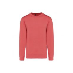 Bluza z okrągłym dekoltem Kariban. Czerwone bluzy damskie KARIBAN, xs, bez wzorów, z bawełny, bez kaptura. Za 128.50 zł.