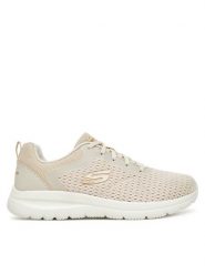 Skechers Sneakersy BOUNTIFUL 12607 NAT Beżowy. Brązowe obuwie sportowe damskie Skechers, z materiału, bez zapięcia. Za 249.99 zł.