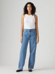 Levi's Dżinsy - Baggy fit - w kolorze niebieskim rozmiar: W30/L34. Niebieskie jeansy damskie Levi's, z podwyższonym stanem. Za 274.95 zł.