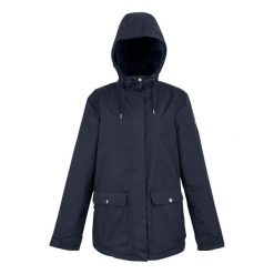 Kurtka turystyczna damska Regatta Broadia parka przeciwdeszczowa. Niebieskie parki damskie Regatta, bez kaptura. W wyprzedaży za 300.80 zł.