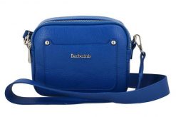 Listonoszka skórzana BARBERINI'S chabrowa 707-30. Niebieskie shopper bag Barberinis, z aplikacjami, ze skóry, bez dodatków. Za 219.99 zł.