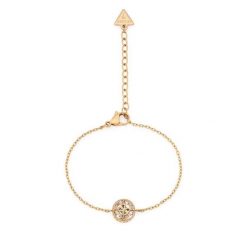 Bransoletka Guess. Żółte bransoletki damskie Guess, złote. Za 249.99 zł.