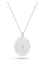 Eclat d'Argent Srebrny naszyjnik z zawieszką rozmiar: onesize. Szare naszyjniki damskie Eclat d'Argent, srebrne. Za 117.99 zł.