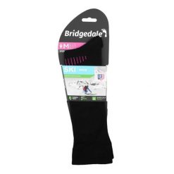 Skarpety narciarskie Bridgedale Ski Race. Czarne skarpetki damskie Bridgedale, bez wzorów. Za 66.99 zł.