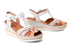 PIKOLINOS Aguadulce W3Z-1836C1 nata, sandały damskie. Sandały damskie Pikolinos, bez wzorów, bez obcasa, bez zapięcia. Za 501.42 zł.