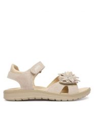 Primigi Sandały 1385200 M Beżowy. Brązowe sandały dziewczęce Primigi, ze skóry, bez obcasa, bez zapięcia. Za 209.99 zł.