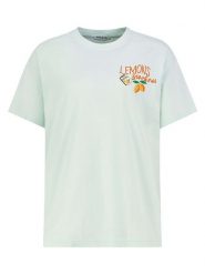 Sublevel Koszulka w kolorze miętowym rozmiar: M. Zielone bluzki damskie Sublevel, m, bez wzorów, z bawełny, bez kołnierzyka, bez ramiączek. Za 43.99 zł.