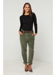 L'armoire de Suzette Spodnie w kolorze khaki rozmiar: 34/36. Brązowe spodnie materiałowe damskie L'armoire de Suzette, bez wzorów, z materiału. Za 108.99 zł.