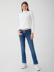 LTB Dżinsy "Jonquil" - Regular fit - w kolorze niebieskim rozmiar: W27/L36. Niebieskie jeansy damskie LTB, z podwyższonym stanem. Za 79.03 zł.