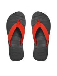 Hunter Japonki CEO-ON2560 Czerwony. Czerwone klapki damskie Hunter, bez wzorów, z materiału, bez obcasa, bez zapięcia. Za 79.99 zł.