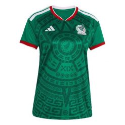 Koszulka podstawowa Mexico 26. Zielone koszulki damskie Adidas, bez wzorów, bez kołnierzyka, bez ramiączek. Za 439.00 zł.