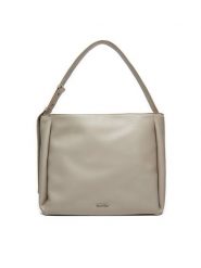 Calvin Klein Torebka Gracie Medium Ew Shopper K60K612129 Szary. Szare shopper bag Calvin Klein, bez wzorów, ze skóry, bez dodatków. Za 429.99 zł.
