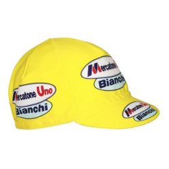 Czapka rowerowa Gist Equipe Vintage Mercatone. Żółte czapki damskie GIST, bez wzorów. Za 129.00 zł.