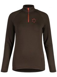 Maloja Bluza polarowa "NaspaeM" w kolorze brązowym rozmiar: S. Brązowe bluzy damskie Maloja, s, bez wzorów, z polaru, bez kaptura. Za 184.46 zł.