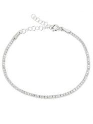 Heliophilia Srebrna bransoletka z cyrkoniami rozmiar: onesize. Szare bransoletki damskie Heliophilia, srebrne. Za 130.99 zł.