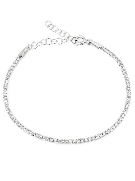 Heliophilia Srebrna bransoletka z cyrkoniami rozmiar: onesize. Szare bransoletki damskie Heliophilia, srebrne. Za 130.99 zł.