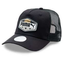 Czapka z daszkiem Puma. Czarne czapki z daszkiem damskie Puma, bez wzorów. Za 79.99 zł.