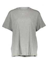 Nike Koszulka "Essential Swoosh" w kolorze szarym rozmiar: L. Szare bluzki damskie Nike, l, bez wzorów, bez kołnierzyka, bez ramiączek. Za 105.38 zł.