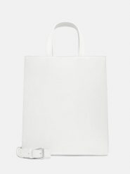 LIEBESKIND BERLIN Skórzana torebka "Paperbag M" w kolorze białym - 29 x 34 x 15 cm rozmiar: onesize. Białe torebki klasyczne damskie Liebeskind Berlin, z materiału, przez ramię, bez dodatków. Za 614.96 zł.