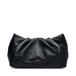 Torebka Furla. Czarne torebki wieczorowe damskie Furla, bez wzorów, bez dodatków. Za 919.99 zł.