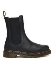 Dr. Martens Sztyblety 2976 DM41404001 Czarny. Czarne botki damskie Dr Martens, ze skóry, bez obcasa, na płaskiej podeszwie, bez zapięcia. Za 989.99 zł.