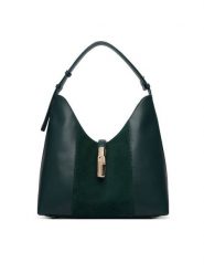 Furla Torebka Goccia M WB01499 BX3158 CN 5137S Zielony ciemny. Zielone torebki klasyczne damskie Furla, ze skóry, bez dodatków. Za 1,439.00 zł.