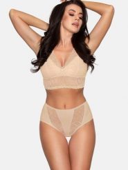 Figi Model BBL 181 Beige - Babell. Brązowe figi Babell, bez wzorów, z bawełny. Za 62.22 zł.