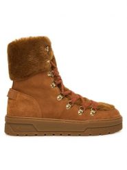 Bogner Botki Calgary S 2 22546373 Brązowy. Brązowe botki damskie Bogner, ze skóry, bez obcasa, na płaskiej podeszwie, bez zapięcia. Za 1,759.00 zł.