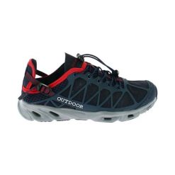Buty turystyczne amfibijne Élémenterre Colca. Niebieskie obuwie trekkingowe damskie Elementerre, z nylonu, bez zapięcia. Za 239.50 zł.