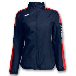 Joma Championschip IV Damska Kurtka Przeciwdeszczowa Navy/Czerwony 2XS. Czerwone kurtki damskie Joma, xs, bez wzorów, bez kaptura. Za 169.99 zł.