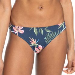 Dół od stroju kąpielowego ROXY Into The Sun. Brązowe bikini Roxy, bez wzorów. Za 79.99 zł.