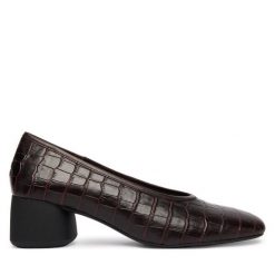 Czółenka Vagabond Shoemakers. Brązowe czółenka damskie Vagabond Shoemakers, bez wzorów, bez obcasa. Za 719.99 zł.