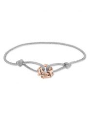 Liebeskind Bransoletka z elementem ozdobnym rozmiar: onesize. Szare bransoletki damskie Liebeskind, ze stali. Za 130.50 zł.