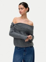 Vero Moda Sweter Lovely 10336698 Szary Regular Fit. Szare swetry klasyczne damskie Vero Moda, xs, z syntetyku, bez kołnierzyka. Za 179.99 zł.
