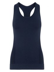 Naturana Top w kolorze granatowym rozmiar: L. Niebieskie koszulki sportowe damskie Naturana, l, bez wzorów, bez ramiączek. Za 87.61 zł.