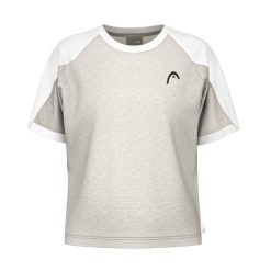 Damski jersey Head Play Tech. Szare koszulki sportowe damskie Head, bez wzorów, z jersey, bez ramiączek. Za 246.55 zł.