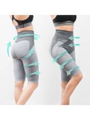 InnovaGoods Spodenki wyszczuplające w kolorze szarym rozmiar: L. Szare spodenki sportowe damskie innovagoods, l, bez wzorów, na fitness i siłownię. Za 65.85 zł.