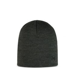 Czapka wełniana Buff Midweight Merino Wool Hat. Szare czapki damskie Buff, bez wzorów, z wełny. Za 130.09 zł.