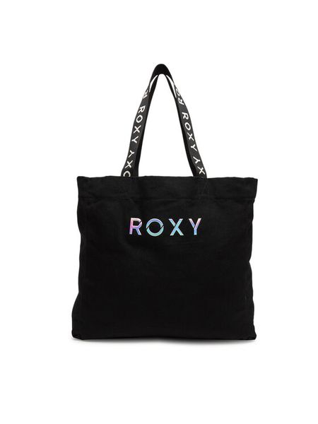 Roxy Torba ROXY-ACCCS-15-SS2025 Czarny. Czarne shopper bag Roxy, bez wzorów, z materiału. Za 119.99 zł.