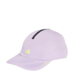 Czapka Runningxadizero Lightweight CLIMACOOL. Czerwone czapki z daszkiem damskie Adidas, bez wzorów, z materiału. Za 129.00 zł.