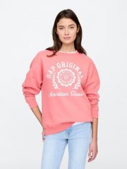 GAP Bluza w kolorze pomarańczowym rozmiar: XL. Pomarańczowe bluzy damskie GAP, xl, bez wzorów, bez kaptura. Za 109.78 zł.